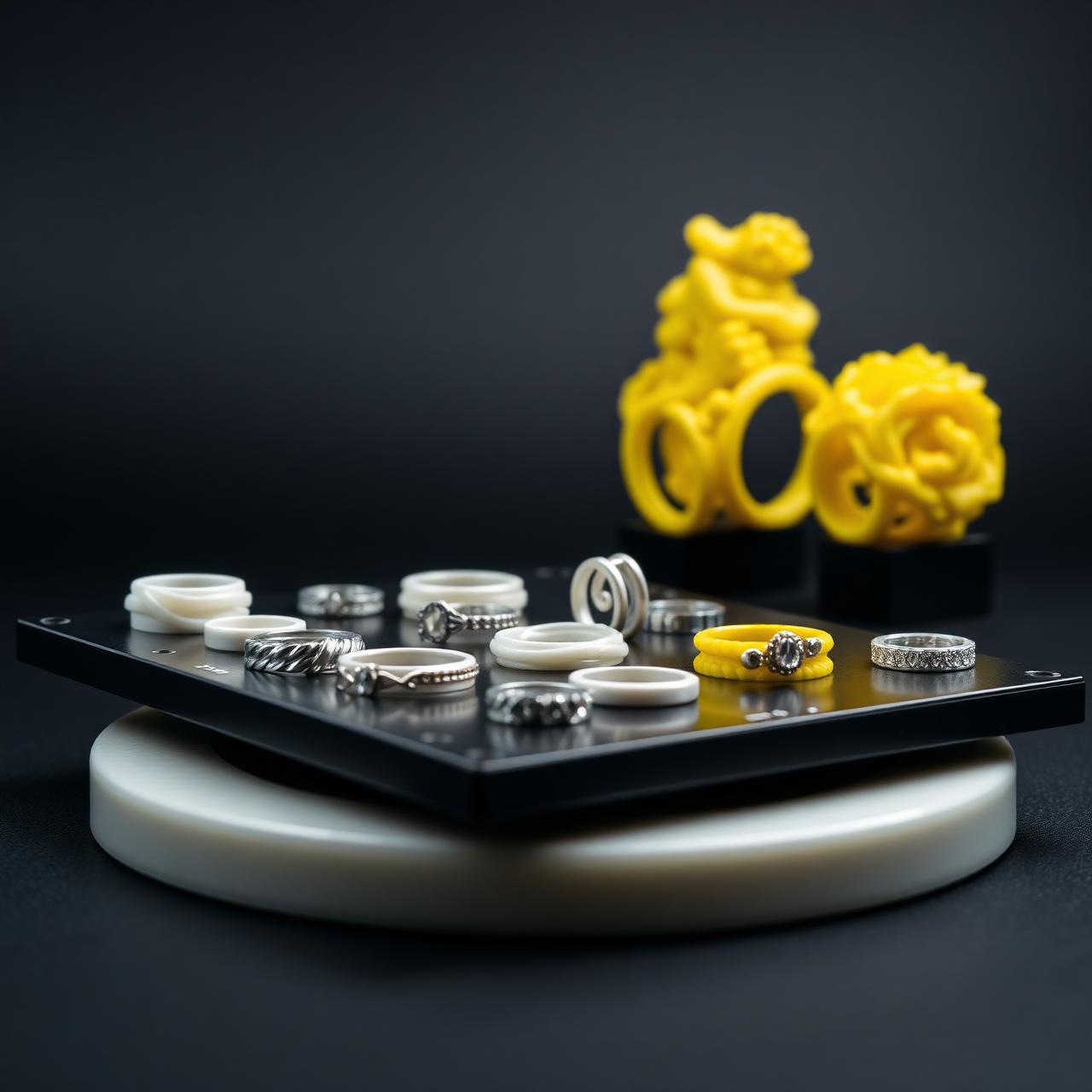 3D printed jewelry wax models